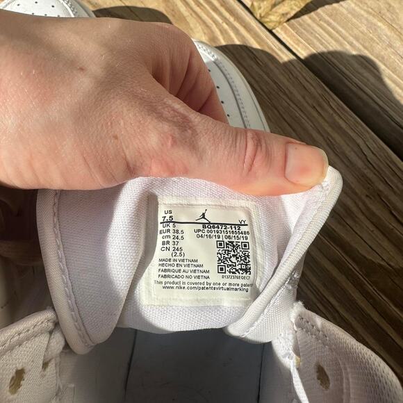 Air Jordan 1 Mid Triple White Women's 7.5 - Picture 7 of 8